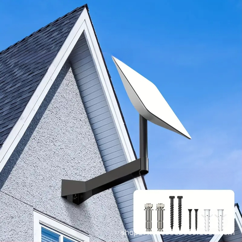 Temu piiriülene jälgimisklamber, vastupidav metallist seinale riputatav, must