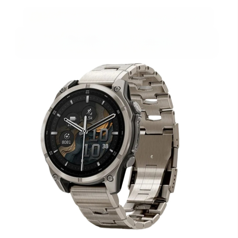 Sobib Jiaming F-nix 8 AMOLED kiirkinnitusega kilpkonnaümbrise pandlaga rihmaga 47 mm titaanrihmaga, uus