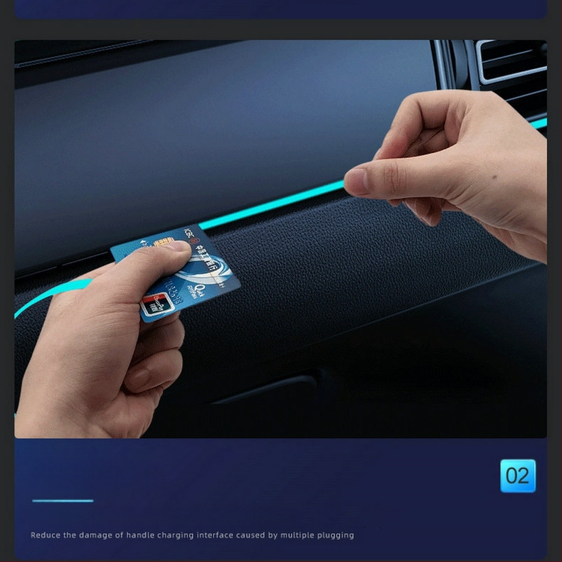 Φως περιβάλλοντος αυτοκινήτου, φωτισμός περιβάλλοντος οπτικών ινών αυτοκινήτου, φως οπτικών ινών αυτοκινήτου, ουδέτερο φως μουσικής LED, διακοσμητικό φως αυτοκινήτου οπτικών ινών