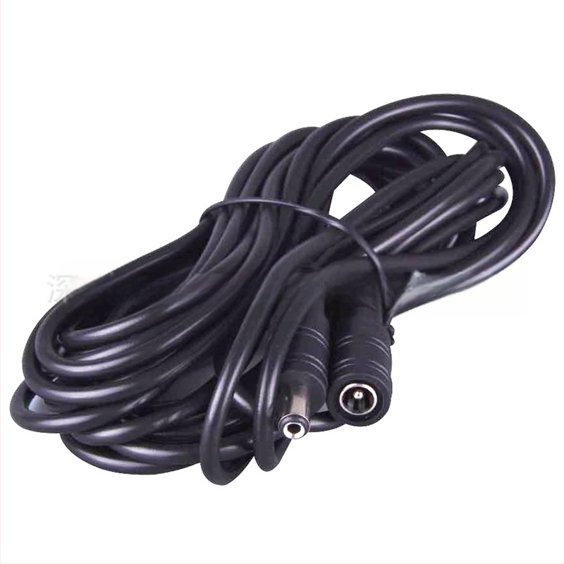 10 m nuolatinės srovės maitinimo laidas, LED šviesos juostos kabelis, 5,5 x 2,1 mm nuolatinės srovės prailginimo laido adapteris, kištukas ir lizdas