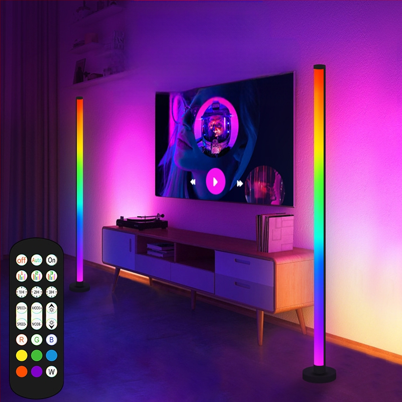 Tehase otsetarne põrandale paigaldatav atmosfäärivalgusti LED-magamistoa dekoratiivvalgusti elutoa pühadepeole fantaasiamuusika atmosfäärivalgusti