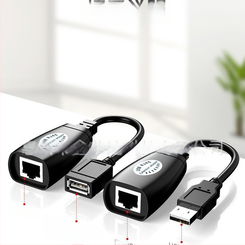 Prekogranični USB produživač 50 m USB pojačalo signala USB 2.0 na RJ45 mrežni produživač