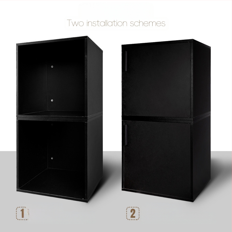 Jaapani stiilis lihtne vinüülplaatide hoiukapp LP-virnastatud kapp Vaba kombinatsioonkapp Vinüülplaatide hoiustuskarp Hoiuriiul