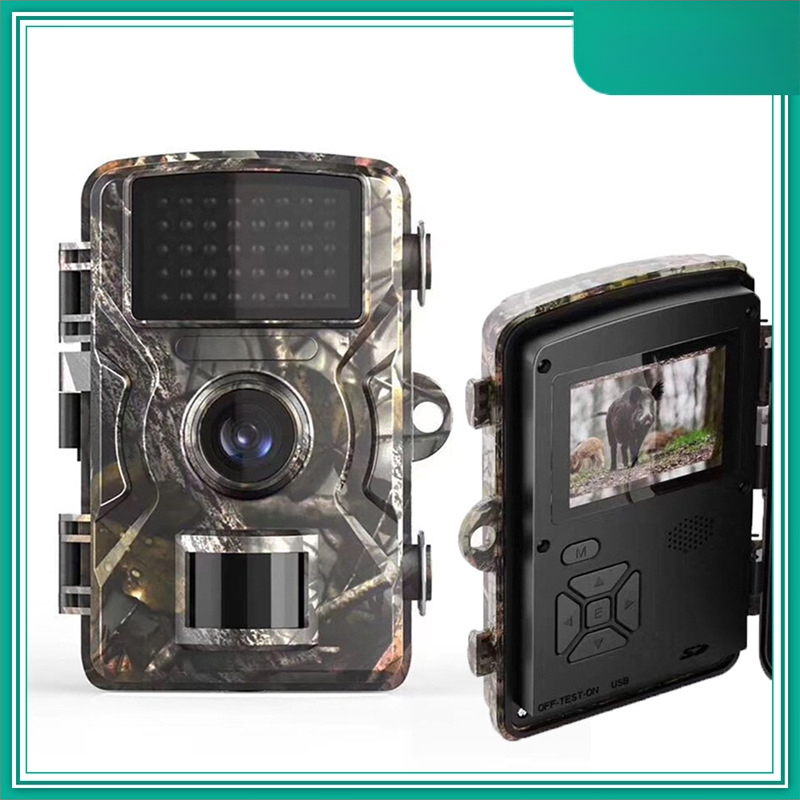 DL001 lauko infraraudonųjų spindulių kamera su 2 colių ekranu, automatiniu jutikliu, naktinio matymo kamera, HD lauko stebėjimo kamera, medžioklės kamera