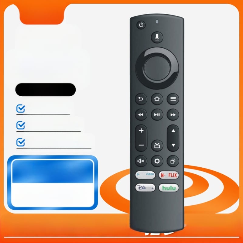 Yingya Insignia/Amazon Fire TV kaugjuhtimispuldi Bluetooth-häälega kaugjuhtimispult