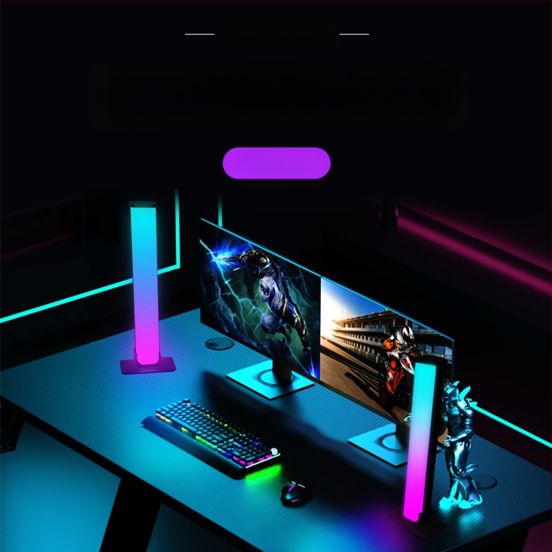 E-sporto žaidimų lemputė „Bluetooth“ magiška spalva kompiuterio darbalaukio atmosfera šviesa muzika spalvinga „Marquee 5050“ įmontuota pikapo lemputė
