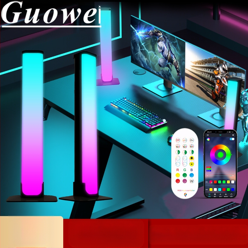 E-sporto žaidimų lemputė „Bluetooth“ magiška spalva kompiuterio darbalaukio atmosfera šviesa muzika spalvinga „Marquee 5050“ įmontuota pikapo lemputė