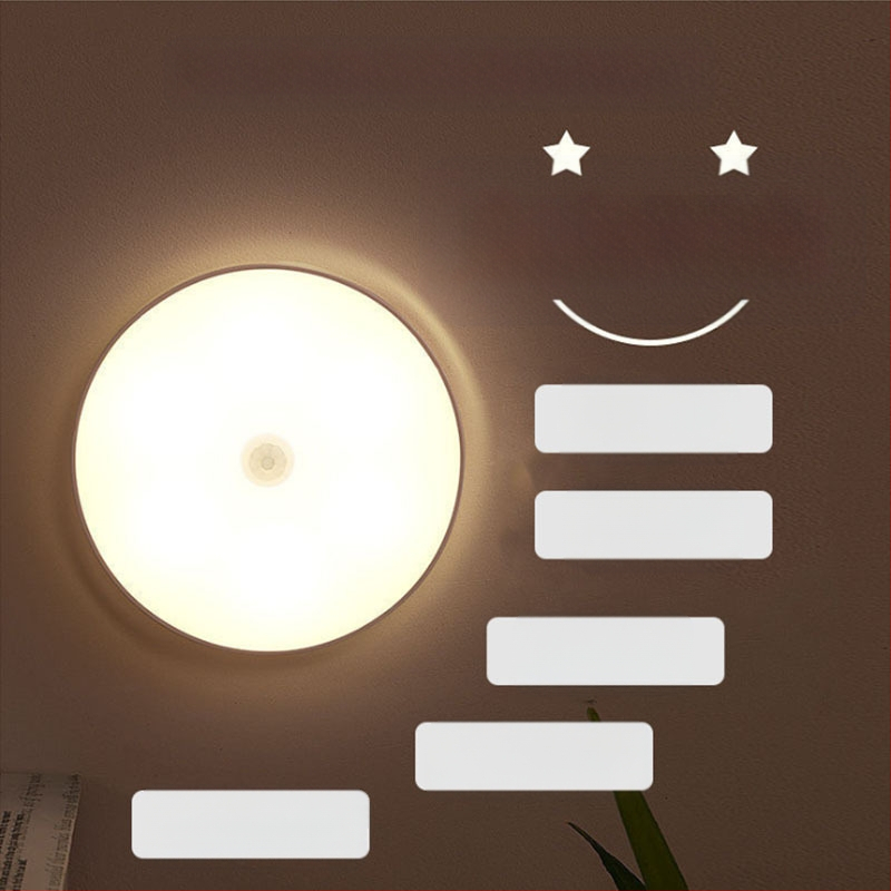 Tarpvalstybinis žmogaus kūno jutiklis, USB įkrovimo lemputė, magnetinė naktinė lemputė, drabužių spintos spintelės jutiklio lemputė, kuri užsidega, kai ateina žmonės