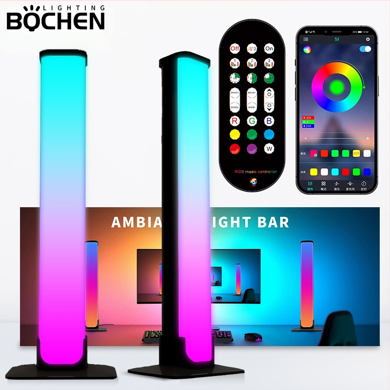 laos 24-klahviga Bluetooth ühe-kahe lauaarvuti elektriline võistlusatmosfäärivalgusti teleri hääljuhtimisega rütmivalgusti Bluetooth muusikaatmosfäärivalgusti