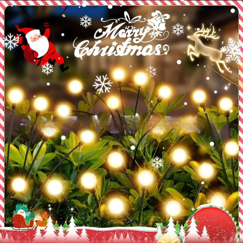 Päikeseenergial töötav jaanimardika õueala dekoratiivne valgus meduuside atmosfäärivalgusti pühadekiik maapistikuga aiavalgusti