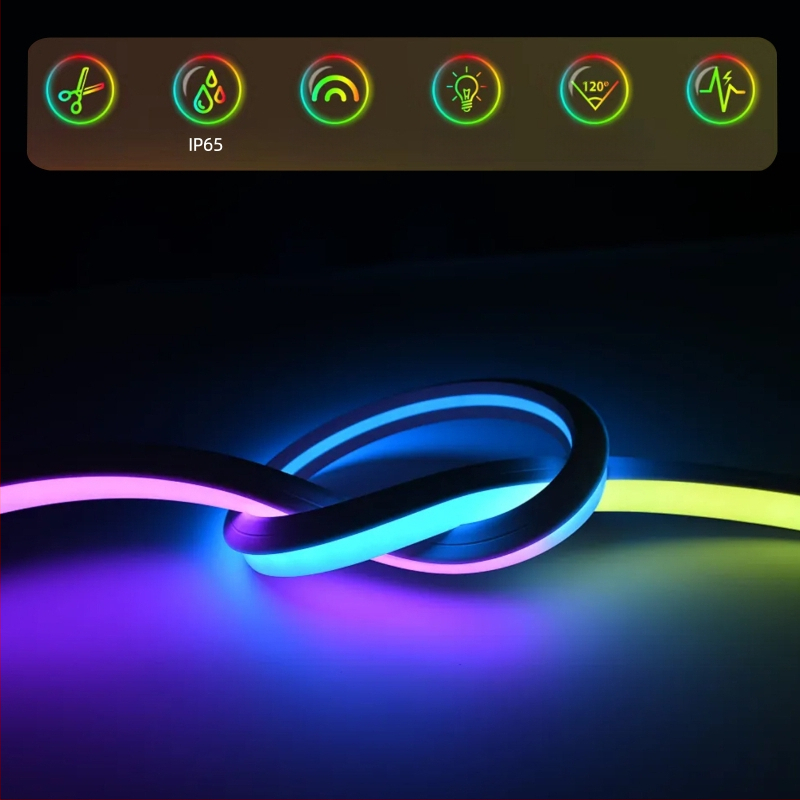 KESHU piiriülene 5V Bluetooth-muusika maagilistele hobuste võidusõidu neoontuledele 2 meetrit 3 meetrit 5 meetrit isetegemise modelleerimissilikoonist