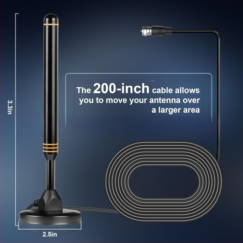 Digitaaltelevisiooni antenni moekujuline piiriülene HDTV 4K teleantenn, mis võtab vastu maapealset laineantenni
