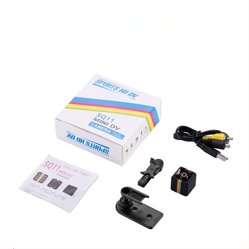 Lennunduskaamera HD 1080P infrapuna öise nägemisega spordikaamera Kodu Sq11 DV Laste pöidlaga väike kaamera