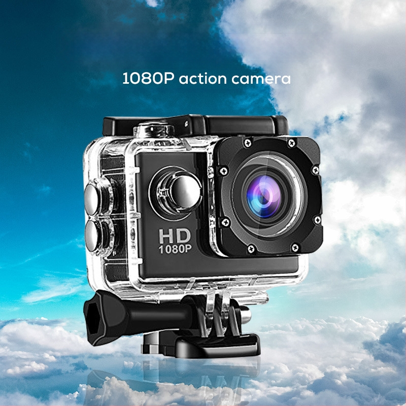 Piiriülene uus värinakindel spordikaamera Full HD välitingimustes pildistamiseks DV ratsutamiseks ja sukeldumiseks, pea külge kinnitatav spordikaamera