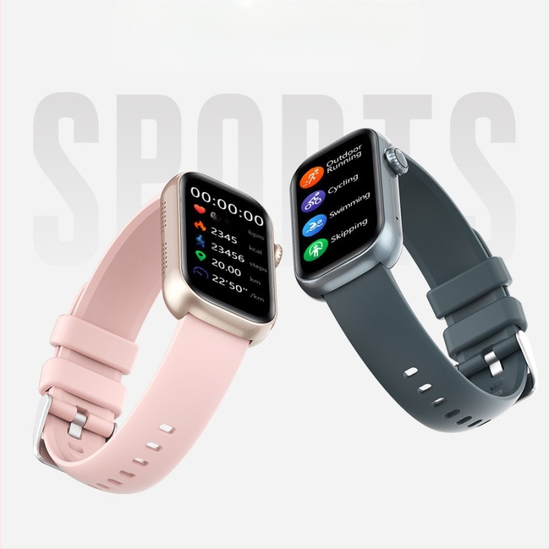 Határokon átnyúló új QS50 intelligens hívókarkötő 1,47 hüvelykes pulzusszámmal, vérnyomással és zeneszámokkal szabályozható lépésekben