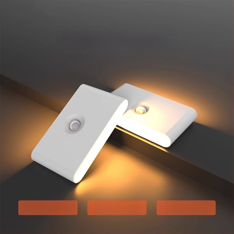 Piiriülene ühendus intelligentne öövalgusti inimkeha induktsioonlamp magamistoa koridori trepp automaatne valgusjuhtimine magnetlamp öölamp