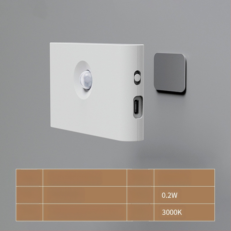 Piiriülene ühendus intelligentne öövalgusti inimkeha induktsioonlamp magamistoa koridori trepp automaatne valgusjuhtimine magnetlamp öölamp