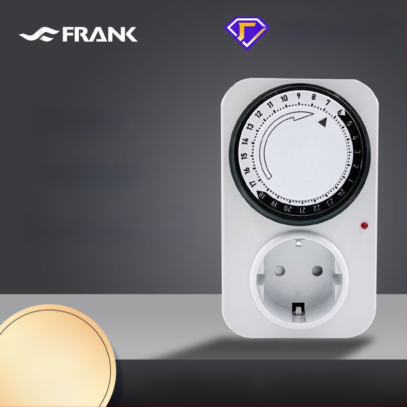 Pārrobežu Eiropas standarta laika kontaktligzda 24 stundu cikla mehāniskais taimeris Automātiskais izslēgšanās laika vadības slēdzis