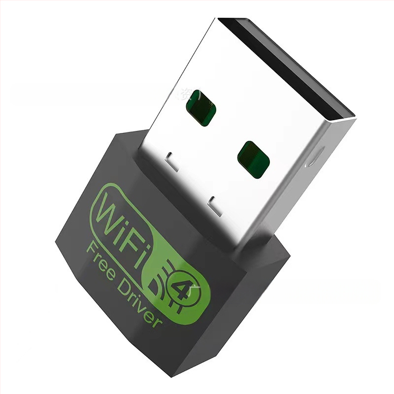 Placă de rețea wireless mini USB 2.0, 150 Mbps, plug-in și play, potrivită pentru laptopuri și alte dispozitive USB