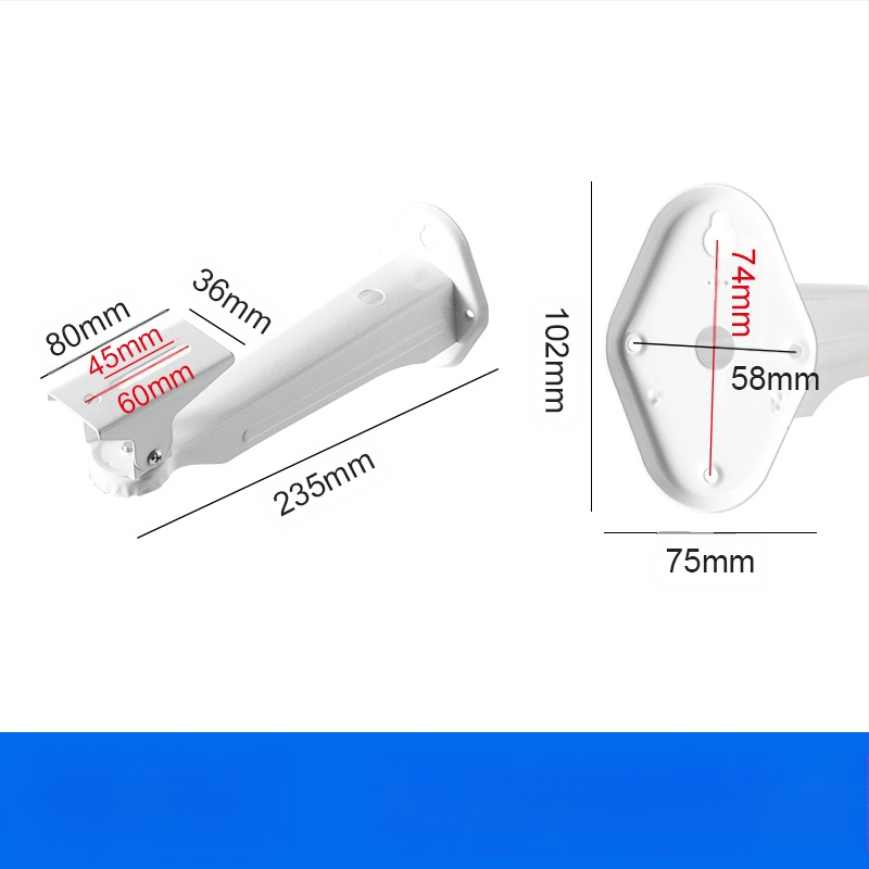 Tugevdatud seinale kinnitatav 708 rauast pardilindiga kaameraklamber, universaalne kaamera pardilindiga kronstein, sise- ja välistingimustes kasutatav, universaalne