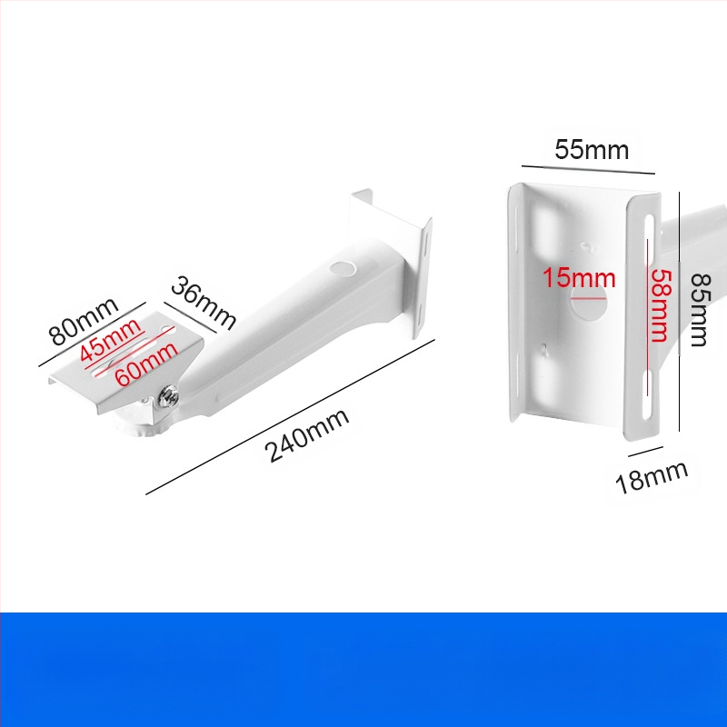 Tugevdatud seinale kinnitatav 708 rauast pardilindiga kaameraklamber, universaalne kaamera pardilindiga kronstein, sise- ja välistingimustes kasutatav, universaalne