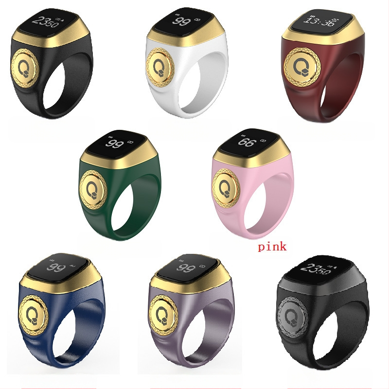 E01 must must nutikas rõngas aja meeldetuletus äratuskell digitaalne seade rakenduse juhtimine sõrmejäljelugeja tehas