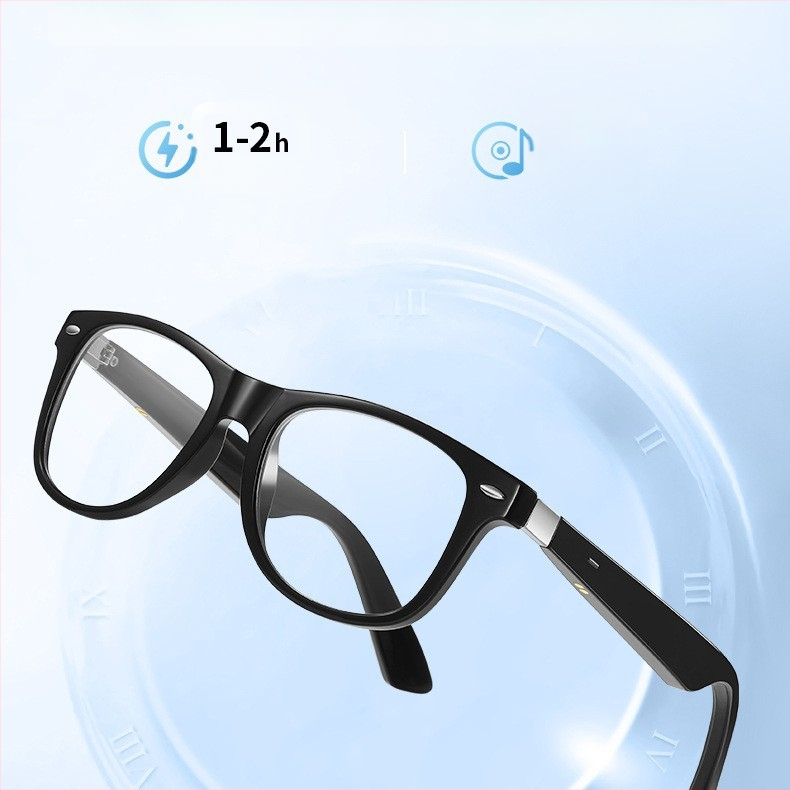 Tehisintellektiga tõlkeprillid Bluetooth-kõnega kaasaskantavad muusika esitamise prillid häälassistendiga traadita spordiprillid