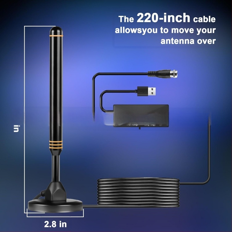 Uus veekindel 4K HD sise- ja välistingimustes kasutatav digitaaltelevisiooni antenn võimendatud signaali vastuvõtjaga HDTV antenn