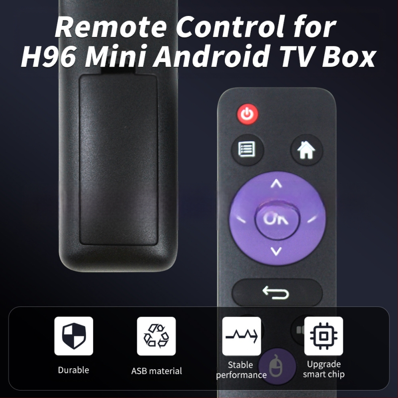 H96 digiboksi kaugjuhtimispult sobib X3, H96Mini, Mx10Pro, Mx1, H96Max ja H96 Max seadmetele.