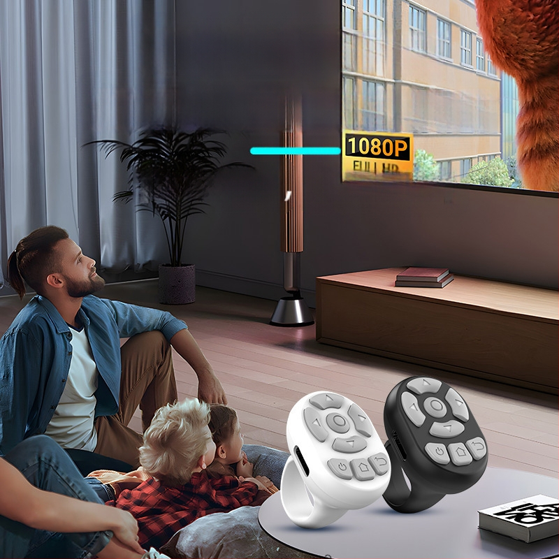 Naujas tingus belaidis „Bluetooth“ žiedinis nuotolinio valdymo pultas su įkraunamu itin ilgu baterijos veikimo laiku, visiškai universalus televizoriaus nuotolinio valdymo pultas, gamintojas