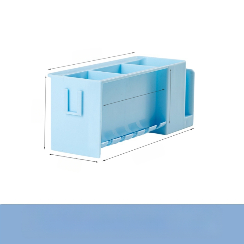 [Bross-Border Dropshipping] Kūrybingas dantų šepetėlių laikymo stovas be perforavimo, burnos skalavimo skysčio ir dantų šepetėlio puodelių laikymas, automatinis dantų pastos spaustuvas