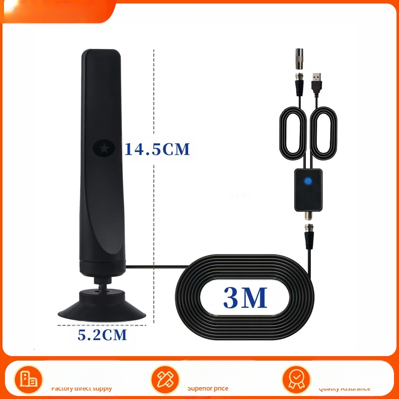 Populaarne Euroopa ja Ameerika HDTV-antenn, piiriülene e-kaubandus, mini kõrglahutusega sise-digitaaltelevisiooni antenn, DVB-T2 antenn