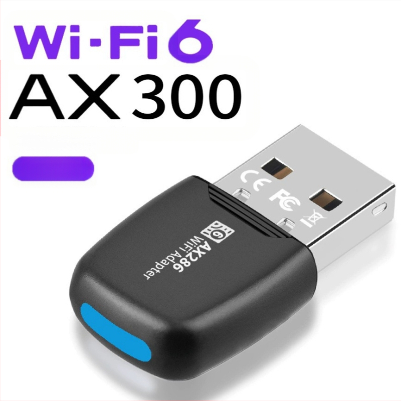 Wifi6 vezeték nélküli hálózati kártya illesztőprogram nélkül 286M asztali laptop USB vezeték nélküli WiFi vevő AP adó