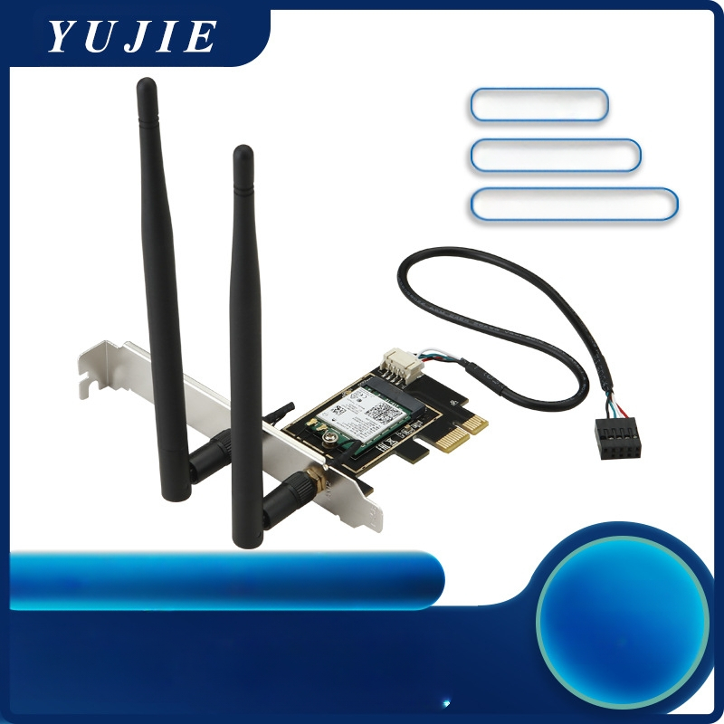 Κάρτα προσαρμογέα M.2 NGFF σε PCIE WIFI6 κατάλληλη για κάρτα ασύρματου δικτύου AX210 AX200 για επιτραπέζιους υπολογιστές διπλής ζώνης