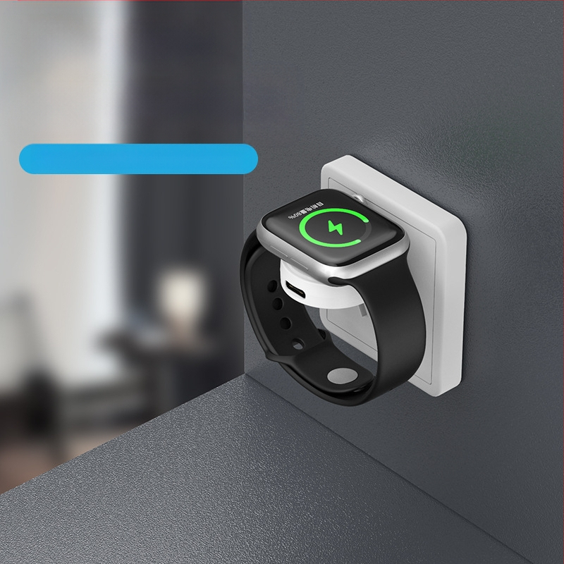 Tinka „Apple Watch iwatch45678“ kartos magnetiniam belaidžiam įkrovikliui „TYPC Watch“ belaidis įkroviklis X53