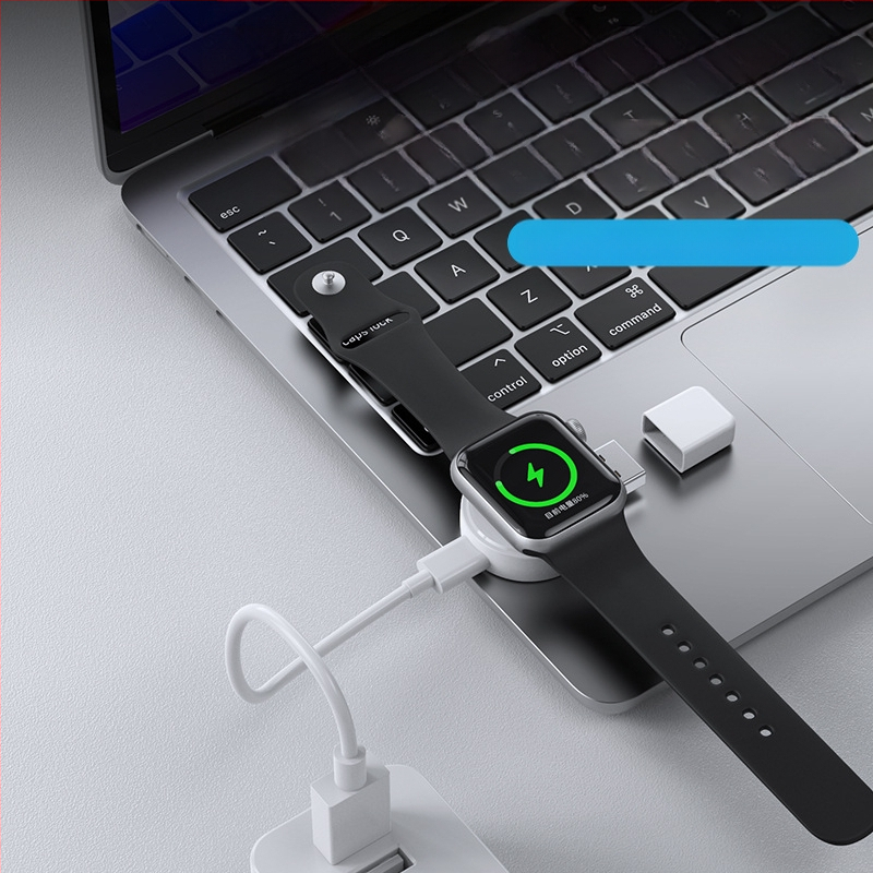 Tinka „Apple Watch iwatch45678“ kartos magnetiniam belaidžiam įkrovikliui „TYPC Watch“ belaidis įkroviklis X53