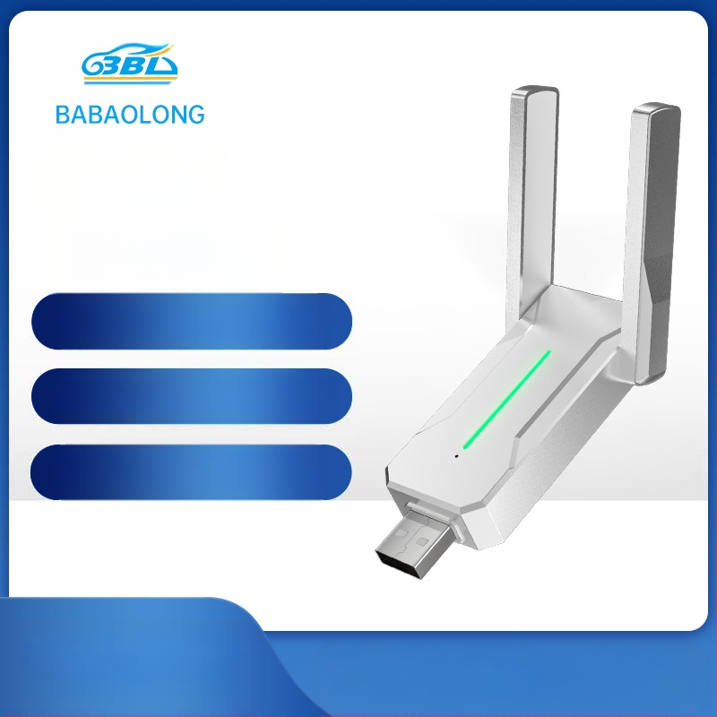 Placă de rețea wireless Bluetooth BT5.4 WiFi6 fără driver, receptor WiFi USB AX600 Bluetooth WiFi 2 în 1