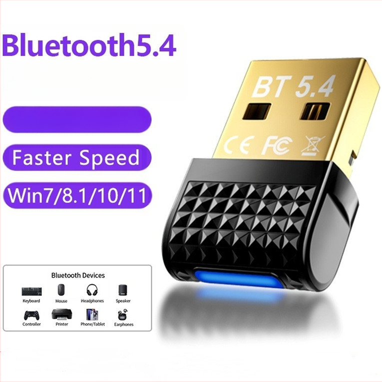Piiriülene USB Bluetooth-adapteri vastuvõtja Bt5.4 Bluetoothi USB-dongli adapter