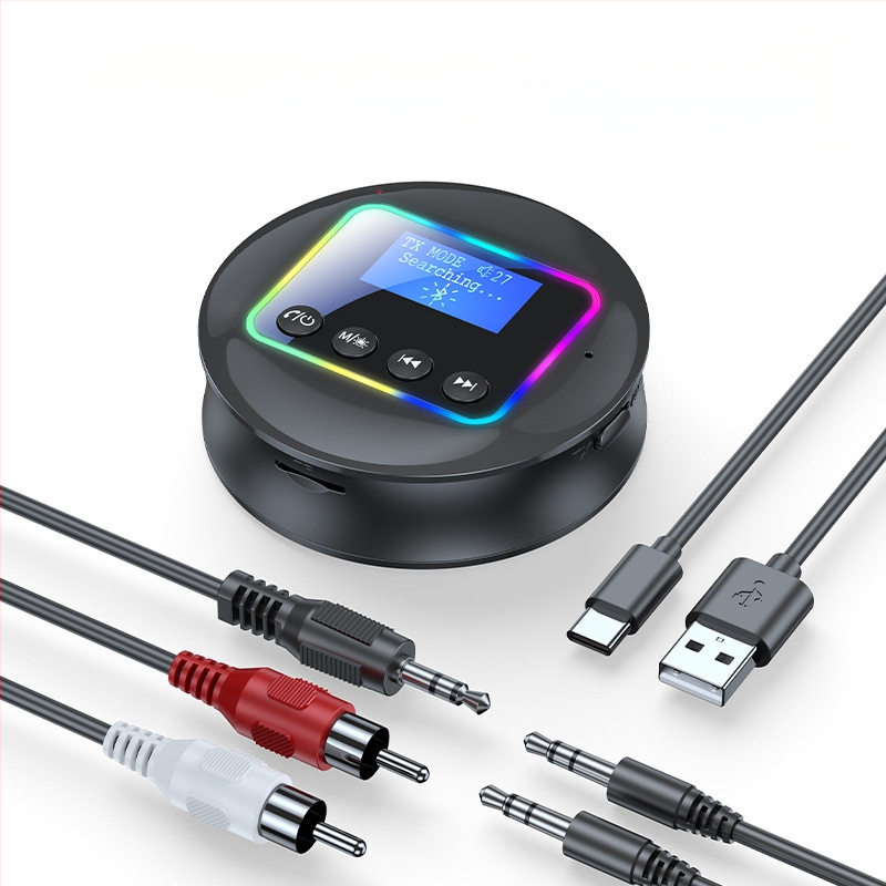 Bluetooth 5.4 adapteris, uztveršanas/pārraides 2 vienā, zils audio pārraides uztvērējs, NFC, sekundes savienojuma Bluetooth adapteris