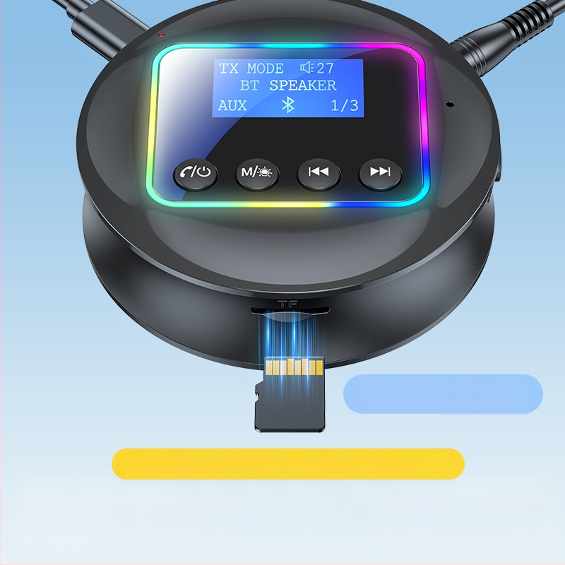 Bluetooth 5.4 adapteris, uztveršanas/pārraides 2 vienā, zils audio pārraides uztvērējs, NFC, sekundes savienojuma Bluetooth adapteris