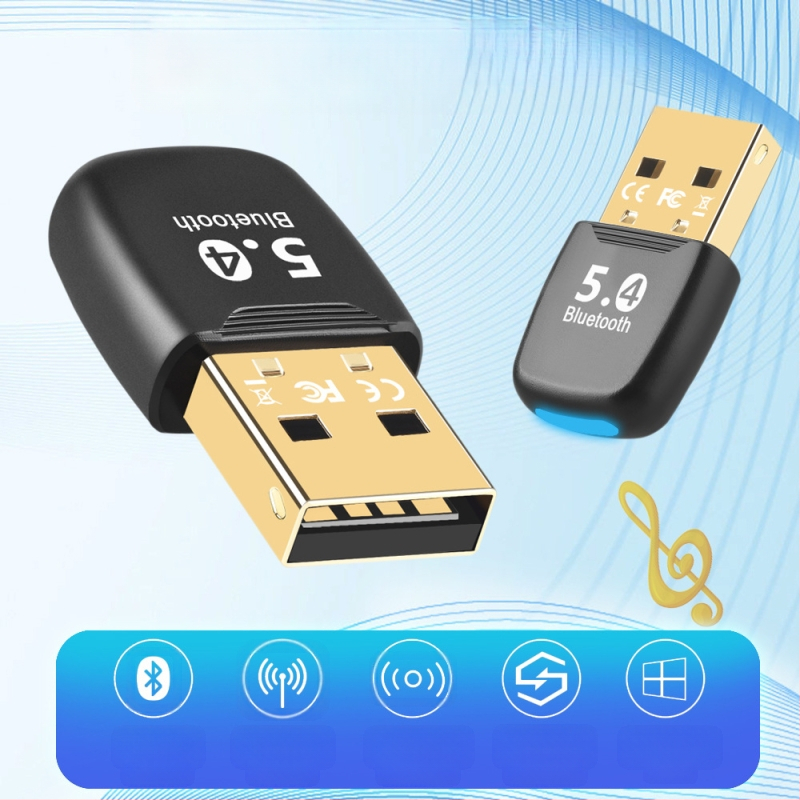 Jauns Bluetooth adapteris 5.4 bez draivera galddatoram, klēpjdatoram, USB Bluetooth uztvērējam, raidītājam, austiņām un skaļrunim