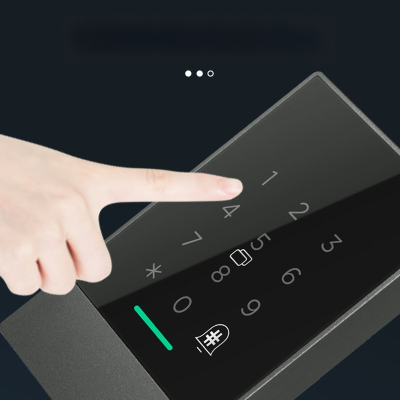 „TTLOCK“ „Bluetooth“ durų prieigos kontrolė su 12 V maitinimo šaltiniu, pirštų atspaudų, slaptažodžio ir kortelės programėlės atrakinimas elektriniu varžtų užraktu.