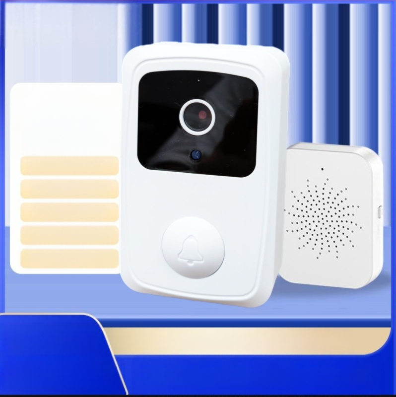 Video uksekell Graffiti Wifi väikese energiatarbega traadita nutika kodu häireseade öise nägemisega kahesuunaline nutikas öise nägemisega