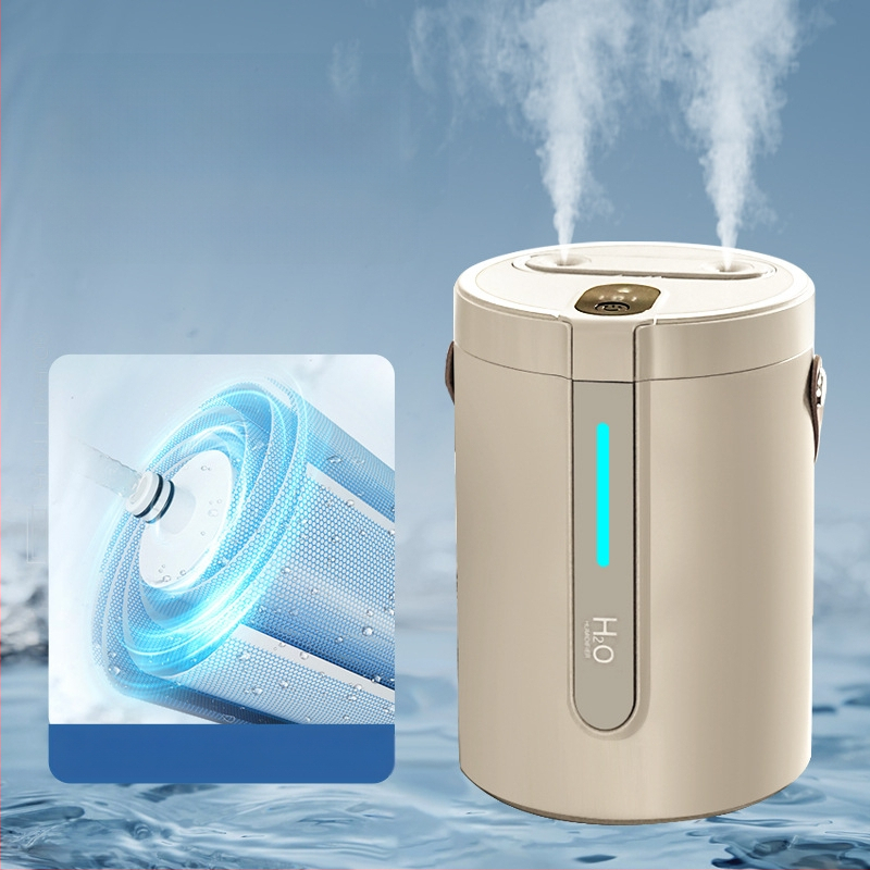 Párásító hálószobába, kis asztali párásító, háztartási, nagy permetezésű, nagy kapacitású, csendes hálószobai légpárásító