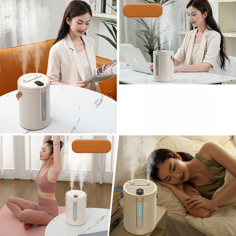 Párásító hálószobába, kis asztali párásító, háztartási, nagy permetezésű, nagy kapacitású, csendes hálószobai légpárásító