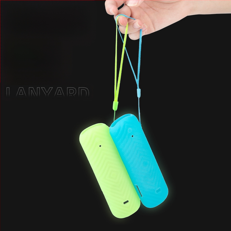 Piemērots TCL New Roku Express 4K UltraTV tālvadības pults silikona aizsargapvalkam ar austiņu caurumu