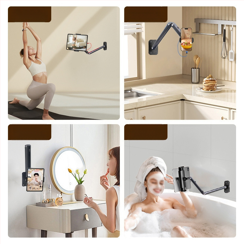 Gamyklinis didmeninis tarpvalstybinis sprogimo planšetinio kompiuterio stovas metalinis darbalaukio kilimėlis, tiesioginis mobiliojo telefono stovas