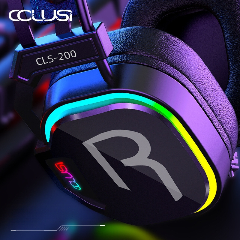 Headset RGB gamer headset vezetékes e-sport csirkeevő USB asztali számítógép notebook zajcsökkentés határokon átnyúló raktáron