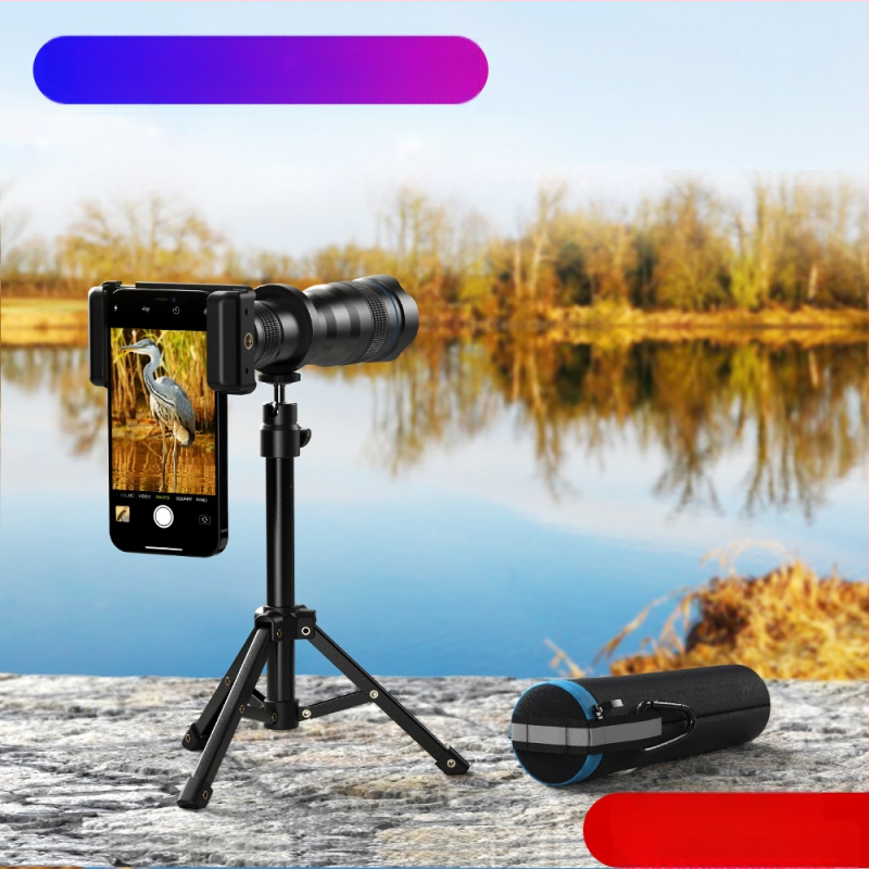 Apexel Export Hot Selling mobiiltelefoni teleobjektiiv 36X Välifotograafia Fotokontsert Pallimäng Eluskalapüügi