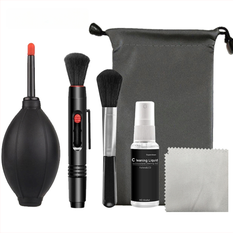 Piiriülene plahvatusohtlik peegelkaamera puhastuskomplekt Digitaalsed puhastusvahendid Objektiivi puhastusvahend 5 ühes